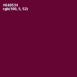 #640534 - Tyrian Purple Color Image