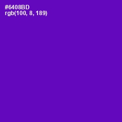 #6408BD - Purple Color Image