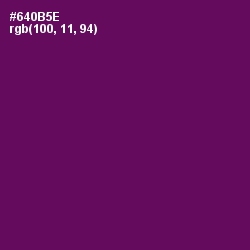 #640B5E - Pompadour Color Image