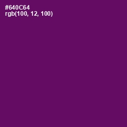 #640C64 - Honey Flower Color Image