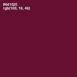 #64102E - Black Rose Color Image