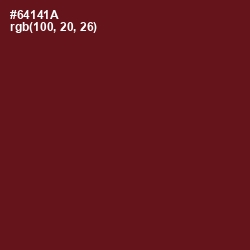 #64141A - Cherrywood Color Image