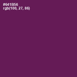 #641B56 - Pompadour Color Image