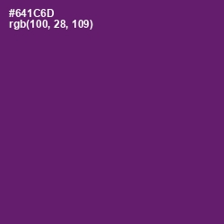 #641C6D - Honey Flower Color Image