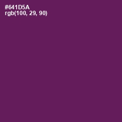#641D5A - Pompadour Color Image