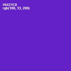 #6421C8 - Purple Heart Color Image