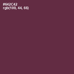 #642C42 - Tawny Port Color Image