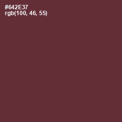 #642E37 - Buccaneer Color Image