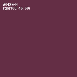 #642E44 - Tawny Port Color Image