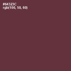#64323C - Buccaneer Color Image