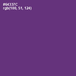 #64337C - Honey Flower Color Image