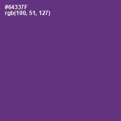 #64337F - Honey Flower Color Image