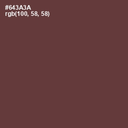 #643A3A - Quincy Color Image