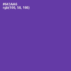 #643AA6 - Royal Purple Color Image