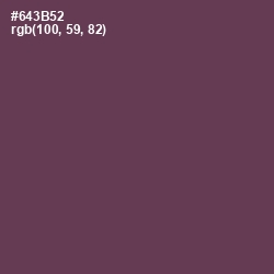 #643B52 - Finn Color Image