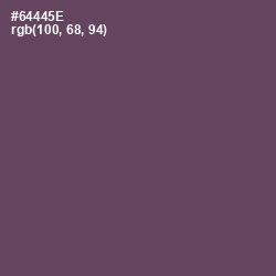 #64445E - Eggplant Color Image