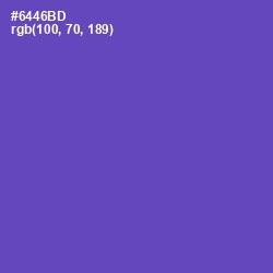 #6446BD - Blue Violet Color Image