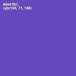 #6447BC - Blue Violet Color Image