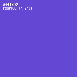 #6447D2 - Fuchsia Blue Color Image