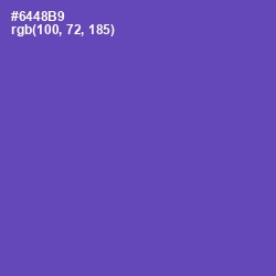 #6448B9 - Blue Violet Color Image