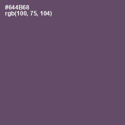 #644B68 - Smoky Color Image