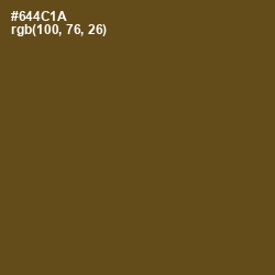 #644C1A - Horses Neck Color Image