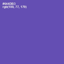 #644DB3 - Blue Violet Color Image