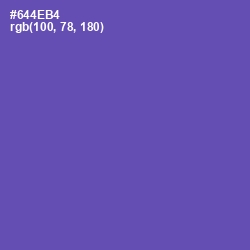 #644EB4 - Blue Violet Color Image