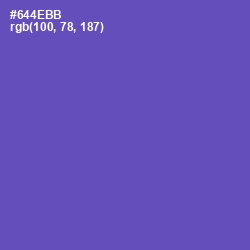 #644EBB - Blue Violet Color Image