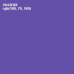 #644FA9 - Blue Violet Color Image