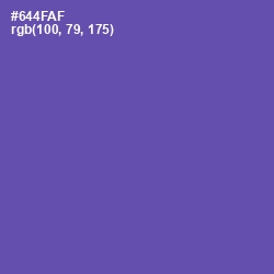 #644FAF - Blue Violet Color Image