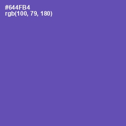 #644FB4 - Blue Violet Color Image