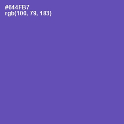 #644FB7 - Blue Violet Color Image