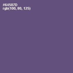 #64507D - Smoky Color Image