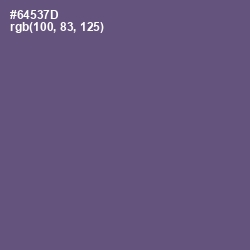 #64537D - Smoky Color Image