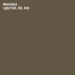 #645644 - Tobacco Brown Color Image