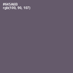 #645A6B - Salt Box Color Image