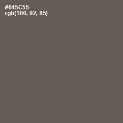 #645C55 - Dorado Color Image