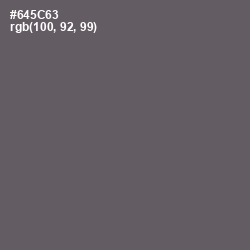 #645C63 - Scorpion Color Image