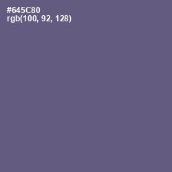 #645C80 - Butterfly Bush Color Image