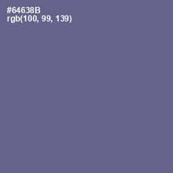 #64638B - Rum Color Image