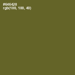 #646428 - Fern Frond Color Image