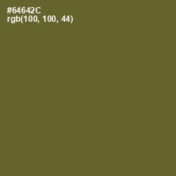 #64642C - Yellow Metal Color Image