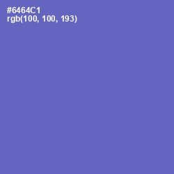 #6464C1 - Blue Marguerite Color Image