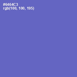 #6464C3 - Blue Marguerite Color Image