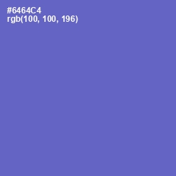 #6464C4 - Blue Marguerite Color Image