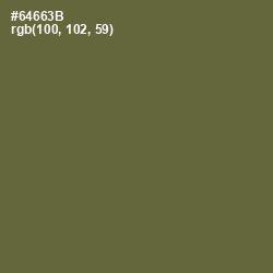 #64663B - Yellow Metal Color Image