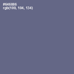 #646886 - Storm Gray Color Image