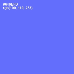 #646EFD - Royal Blue Color Image