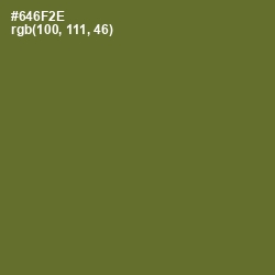 #646F2E - Fern Frond Color Image